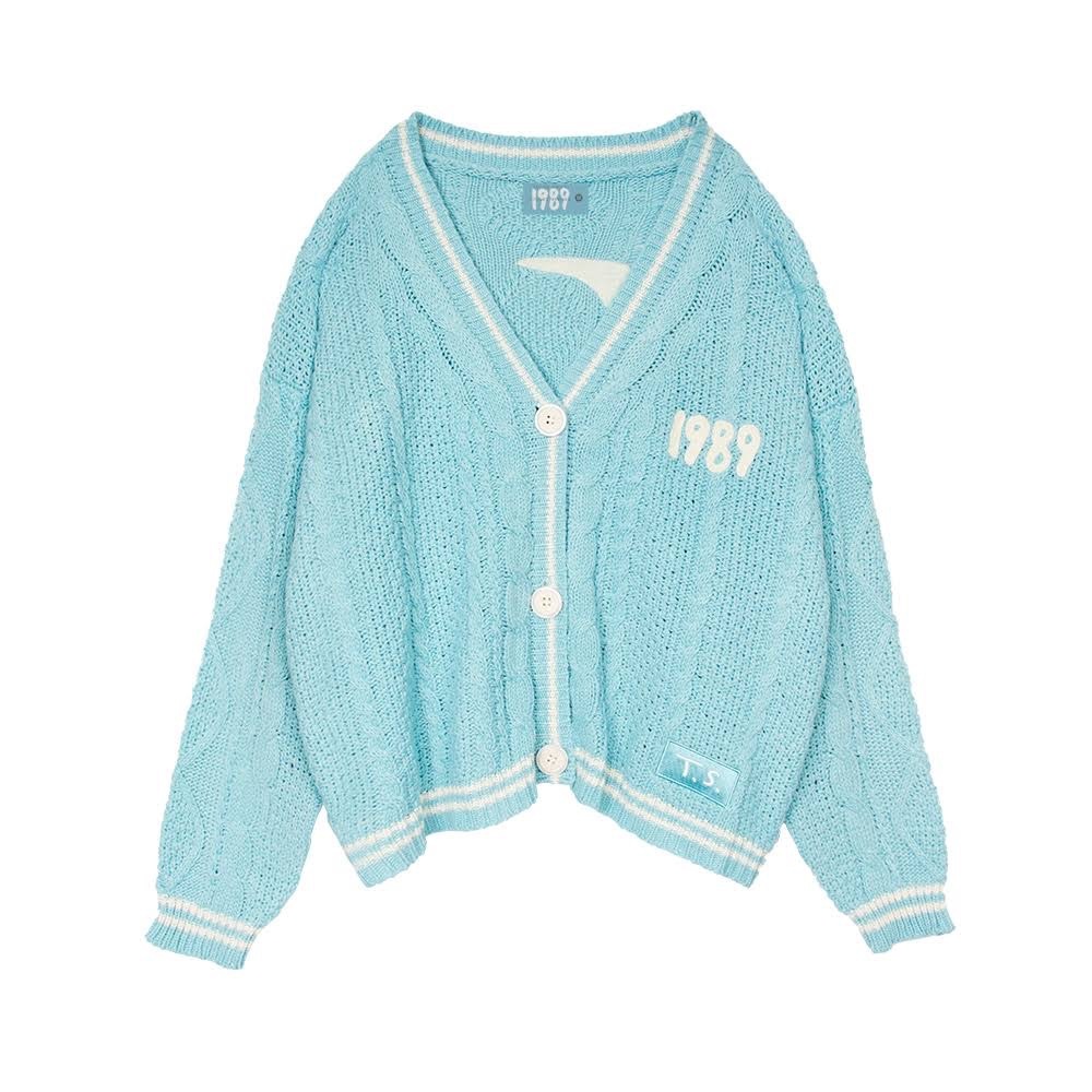 OFFICIAL  XL/XXL TAYLOR SWIFT ERA’S TAYLOR VERSION 1989 CARDIGAN W/CONFETTI NIP